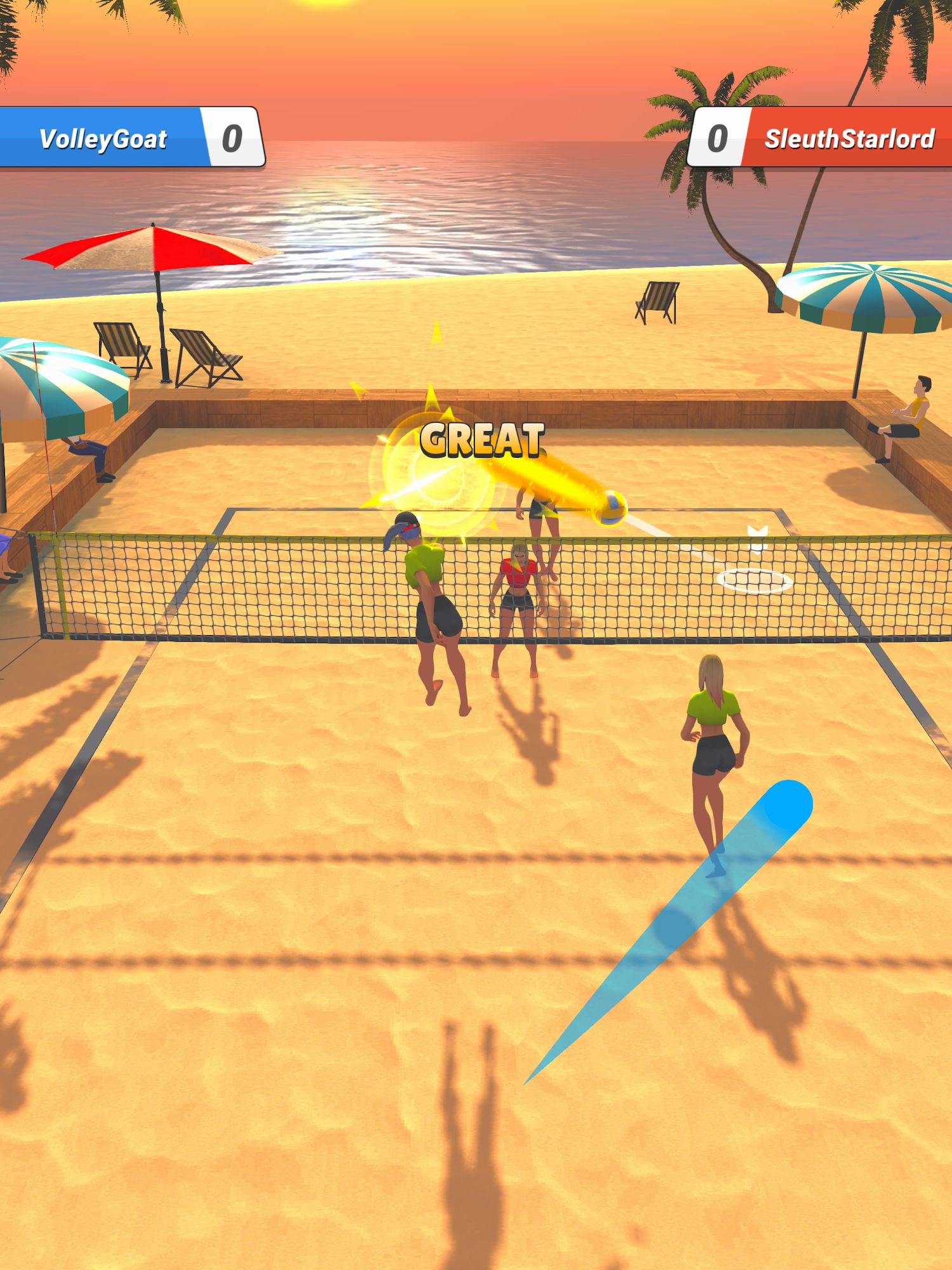 Télécharger Beach Volley Clash pour Android A.n.d.r.o.i.d. .5...0. .a.n.d. .m.o.r.e gratuit.