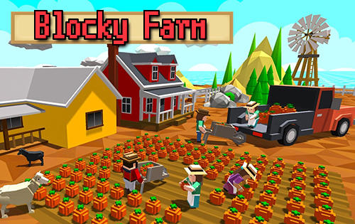Télécharger Blocky farm worker simulator pour Android gratuit.