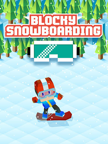 Télécharger Blocky snowboarding pour Android gratuit.