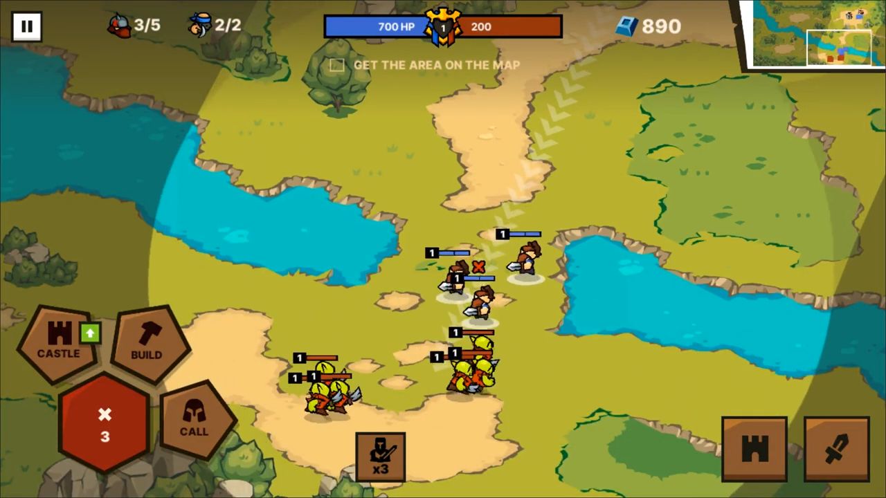 Télécharger Castlelands - real-time classic RTS strategy game pour Android gratuit.