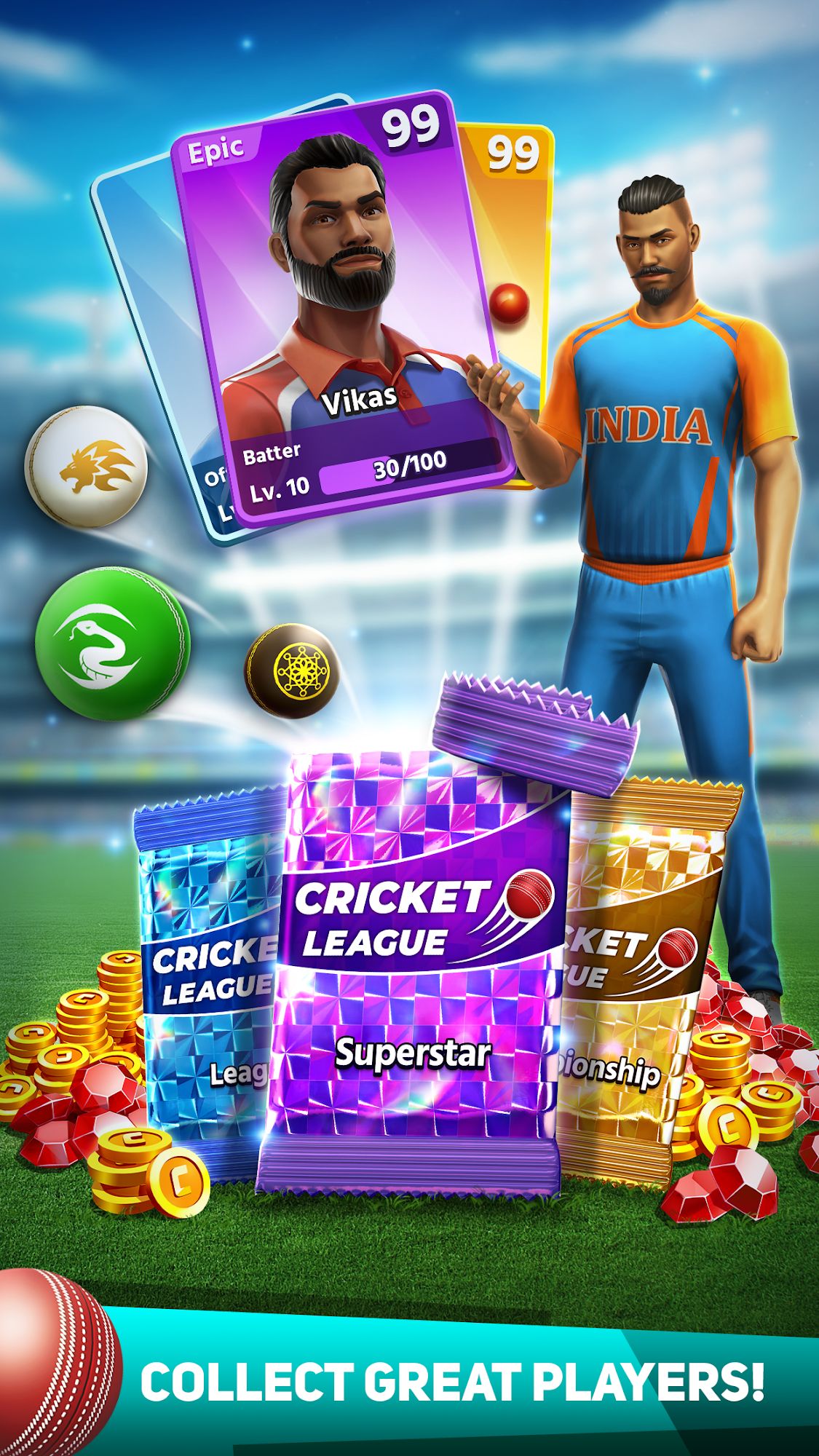 Télécharger Cricket League pour Android gratuit.