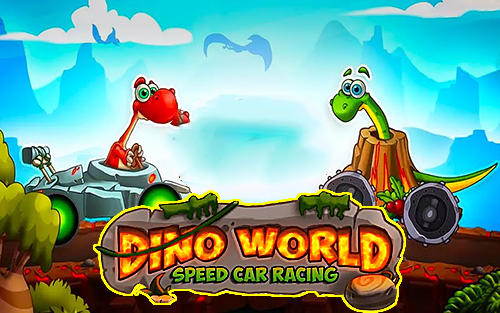 Télécharger Dino world speed car racing pour Android gratuit.