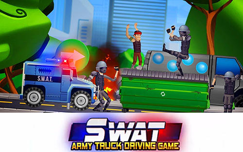 Elite SWAT car racing: Army truck driving game