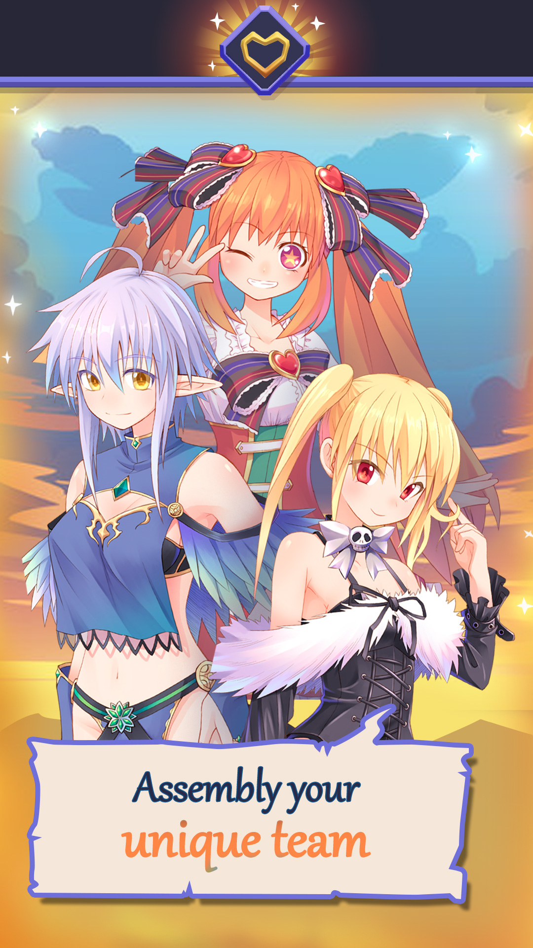 Télécharger Fantasy town: Anime girls story pour Android gratuit.