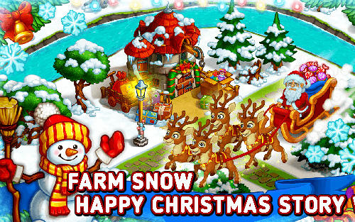 Télécharger Farm snow: Happy Christmas story with toys and Santa pour Android gratuit.