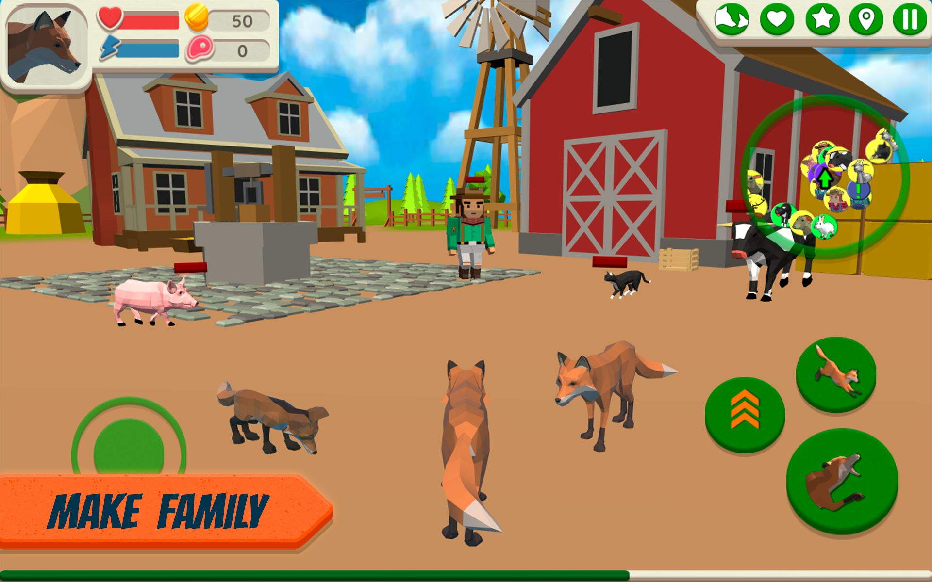 Télécharger Fox Family - Animal Simulator pour Android gratuit.