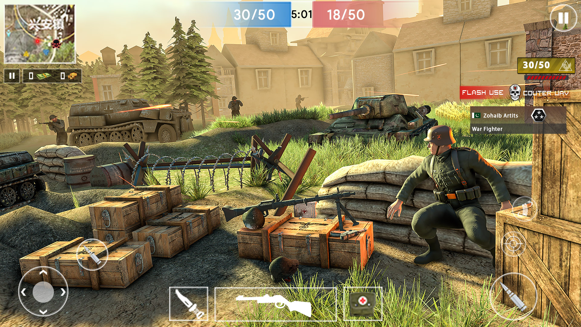 Télécharger Gun Shooter Offline Game WW2: pour Android gratuit.