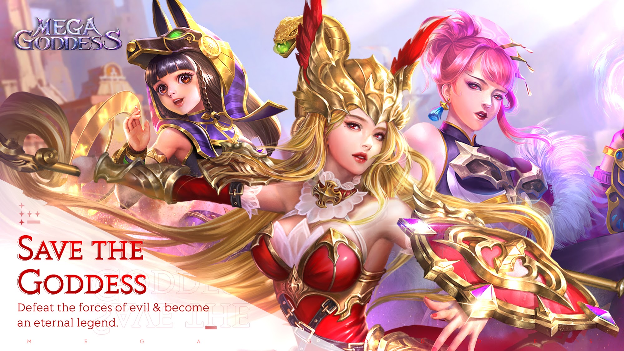 Télécharger Mega Goddess: Eternal War pour Android gratuit.