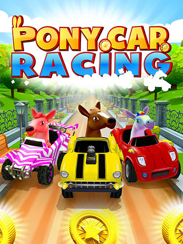 Pony craft unicorn car racing: Pony care girls