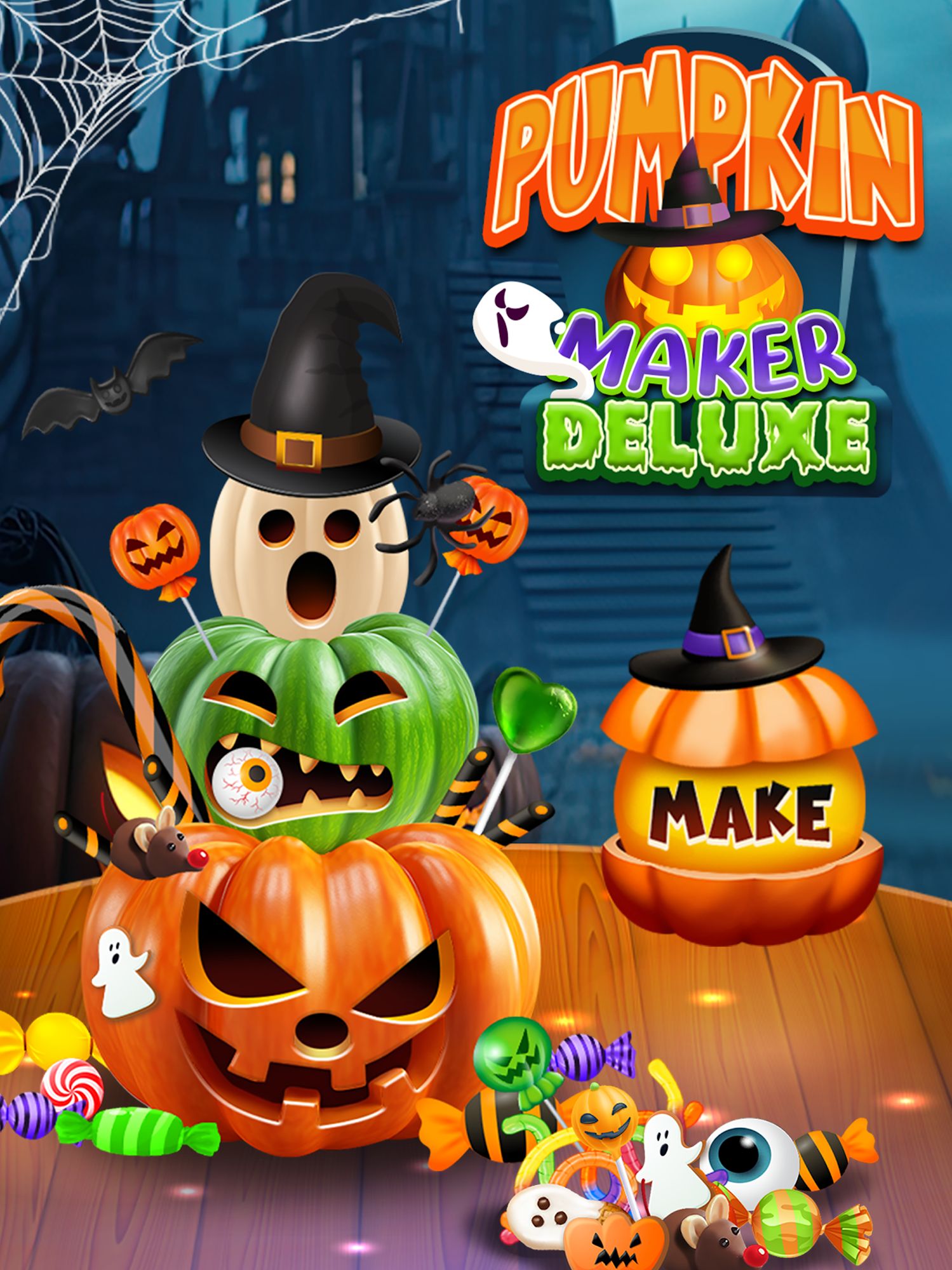 Télécharger Pumpkin Maker Halloween Fun pour Android gratuit.