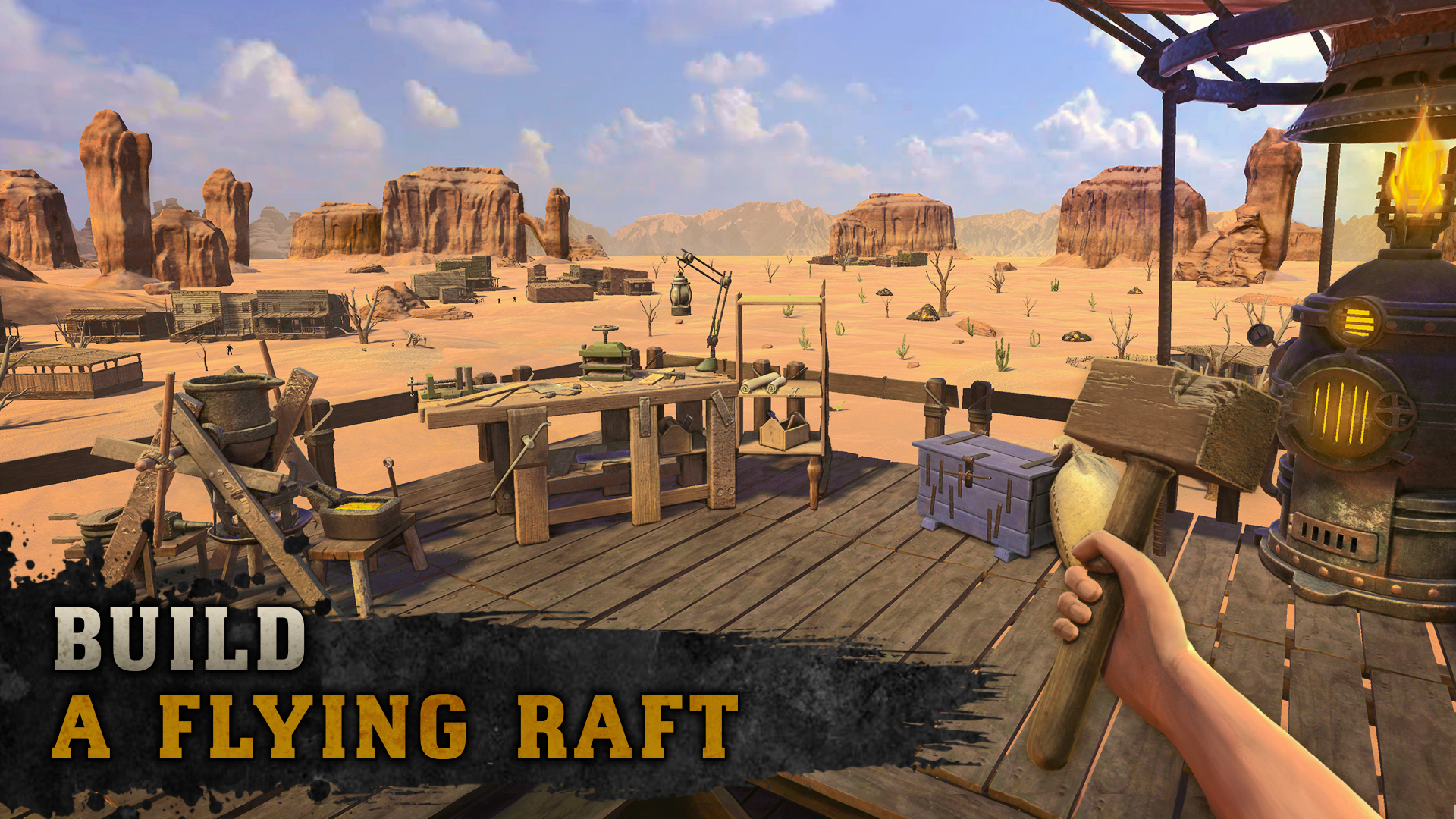Télécharger Raft Survival: Desert Nomad - Simulator pour Android gratuit.