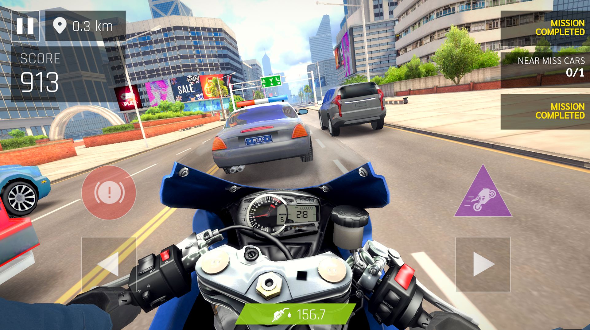 Télécharger Real Moto Rider: Traffic Race pour Android gratuit.