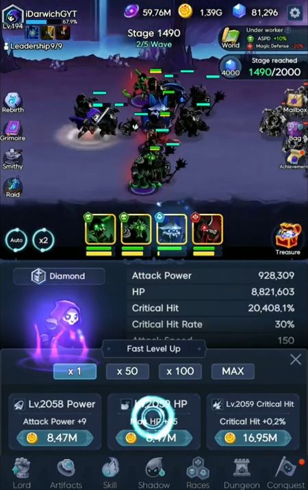 Télécharger Shadow Knights : Idle RPG pour Android gratuit.