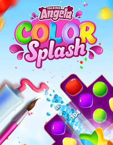 Télécharger Talking Angela color splash pour Android gratuit.