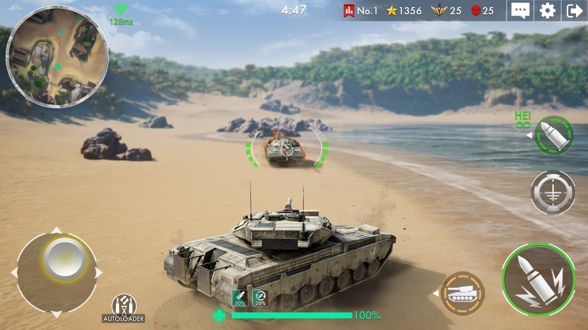 Télécharger Tank Warfare: PvP Battle Game pour Android gratuit.