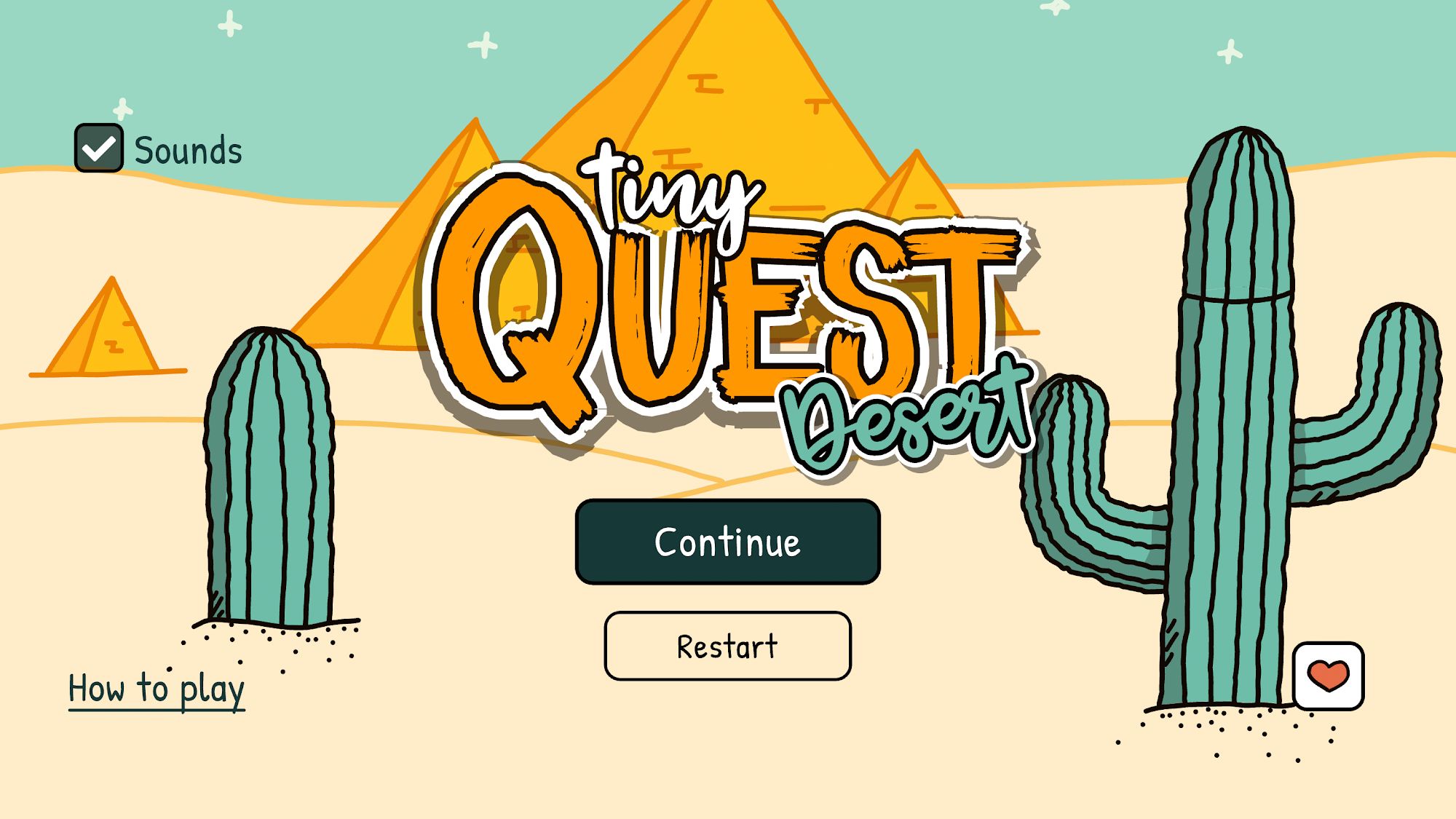 Télécharger Tiny Quest: Desert pour Android gratuit.