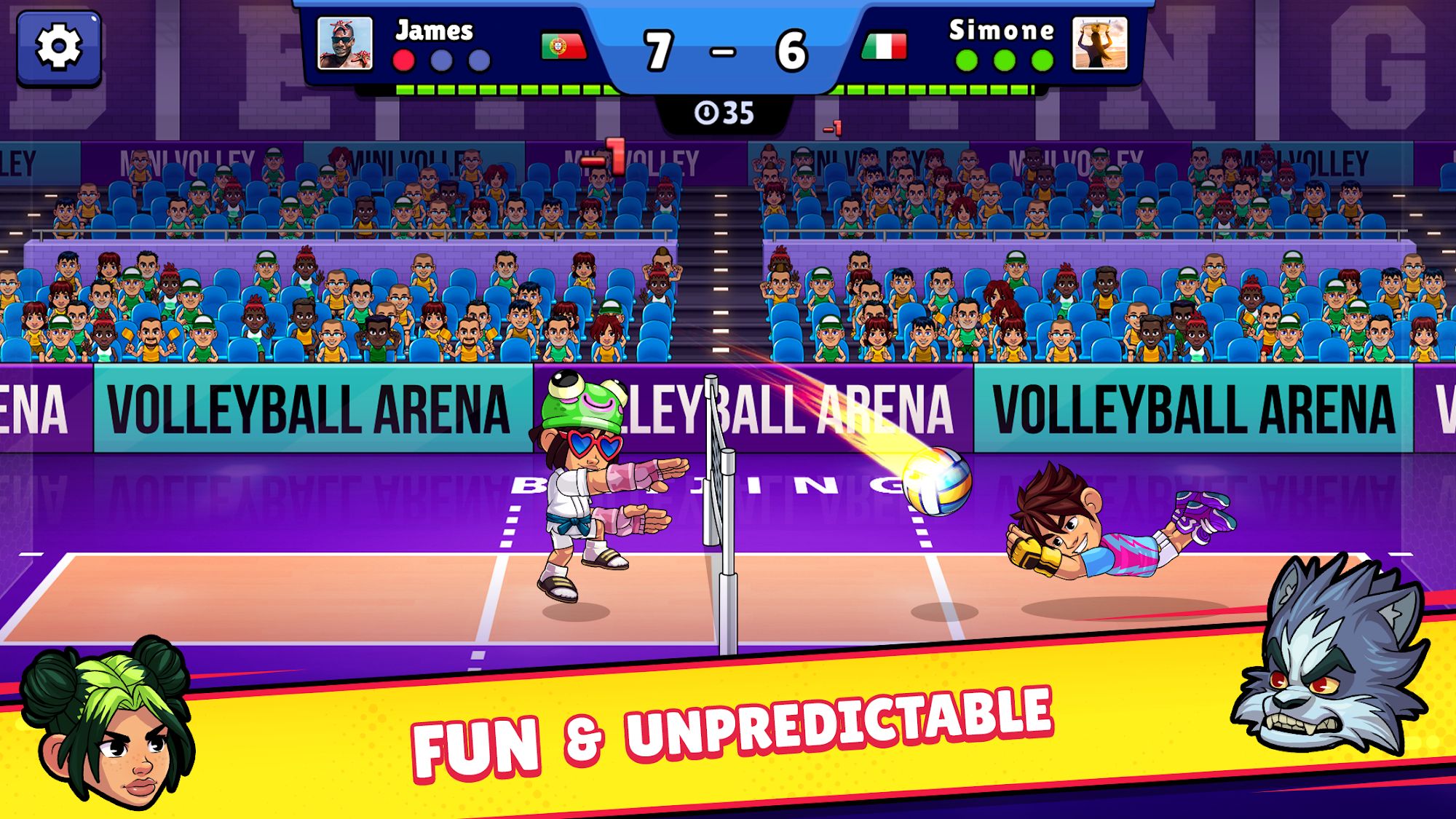 Télécharger Volleyball Arena pour Android gratuit.