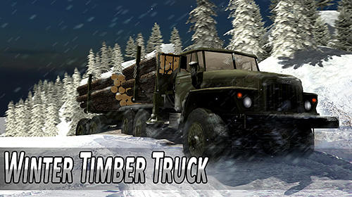 Télécharger Winter timber truck simulator pour Android gratuit.