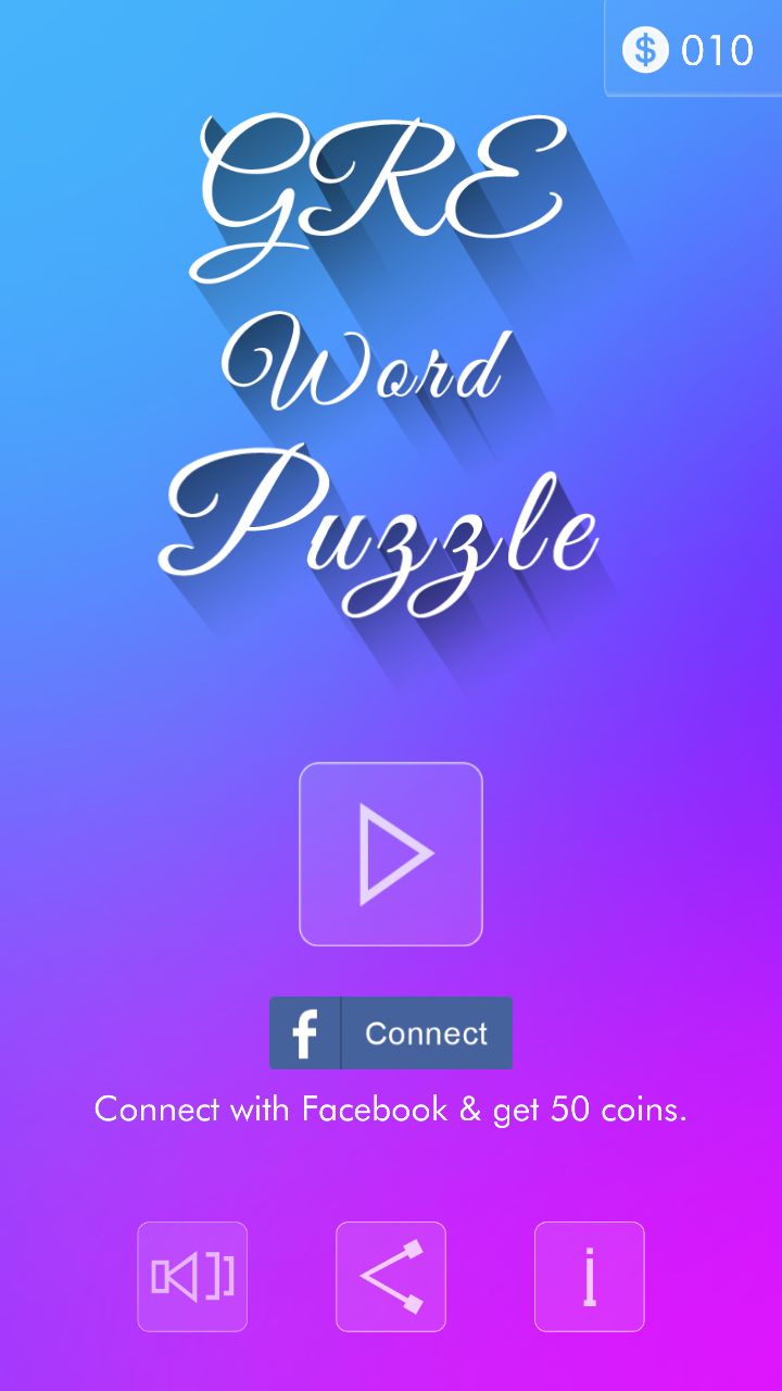 Télécharger Word Game for GRE Students pour Android gratuit.