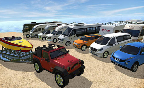 Camper van truck simulator