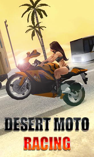 Motocourses dans le désert
