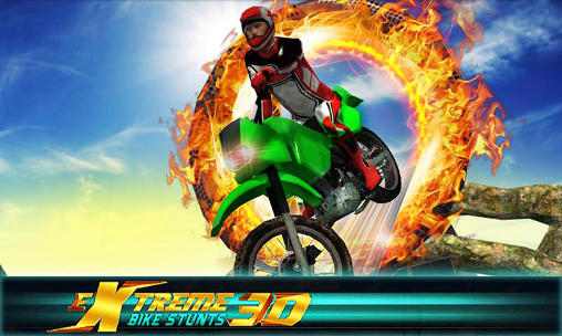 Trucs extrêmes en moto 3D