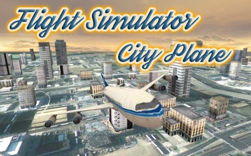 Simulateur des vols: Avion dans une ville