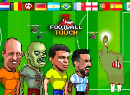 Football tactile avec les zombies 