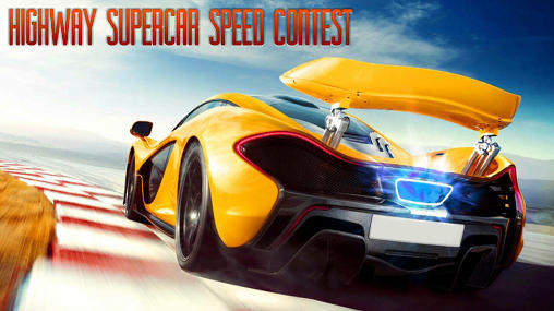 Compétitions rapides des super autos sur les autoroutes