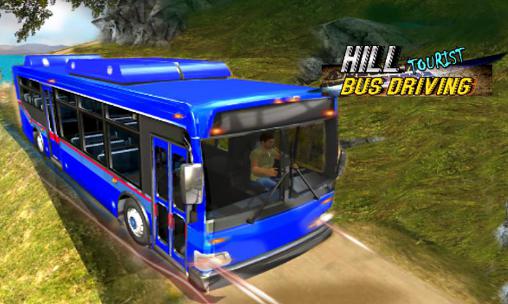 Conduite d'un bus touristique par les collines