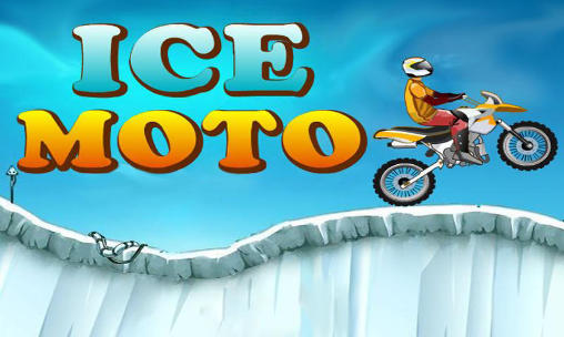 Moto en pleine glace: Moto de course