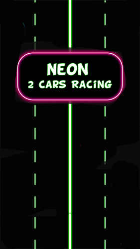 Courses de néon en 2 voitures