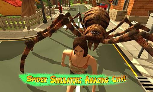 Télécharger Simulateur de l'araignée: Ville surprenante!  pour Android gratuit.