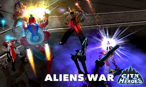 Télécharger Héros urbaines 3D: Guerre avec les extraterrestres  pour Android gratuit.