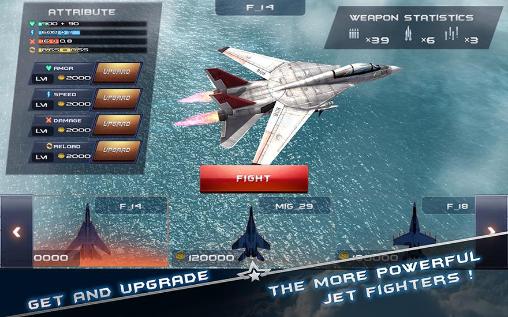 Chasseur à réaction: Combat moderne aérien 3D
