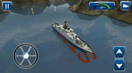 Simulateur d'un bateau militaire et maritime 