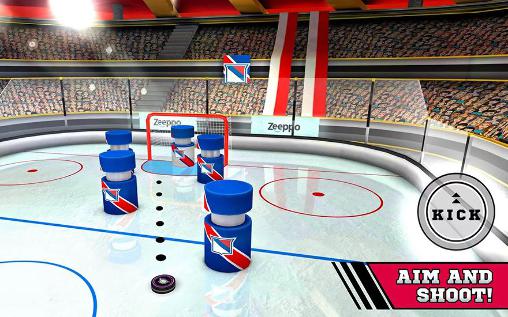 Hockey des tonnelets: Arène de glace