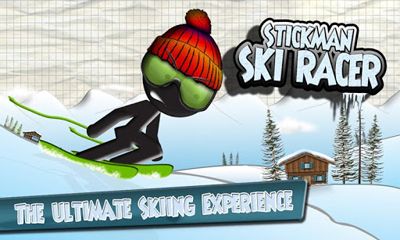 Stickman. Course de Ski