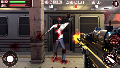 Attaque des zombis dans le métro 3D