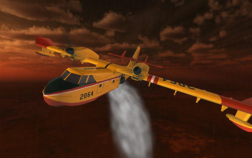 Simulateur de l'avion de lutte contre l'incendie