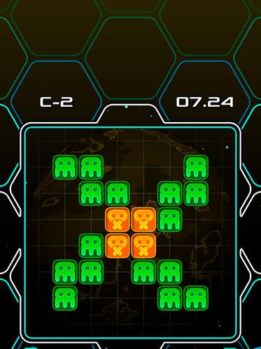 Alien bricks: A logical puzzle and arcade game