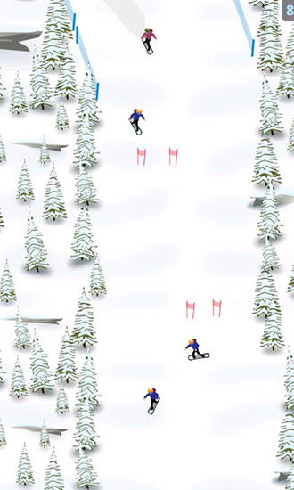 Snowboarder alpin