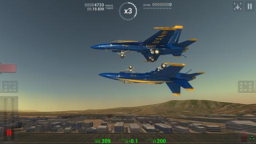 Ange bleus: Simulateur de pilotage 
