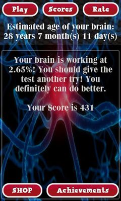 Test d'âge du Cerveau