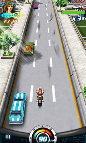 Les courses de moto folles 3D