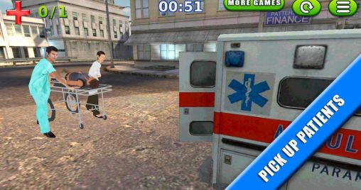 La folie de l'ambulance: le chaufeur 3D