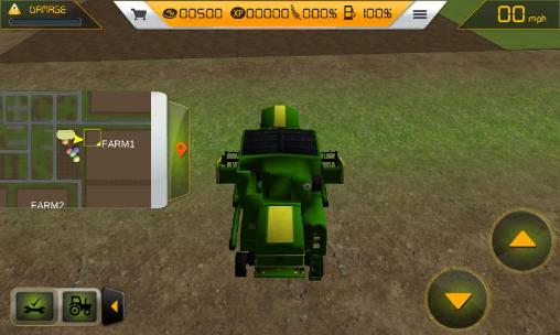 Tracteur agricole: Simulateur 3D