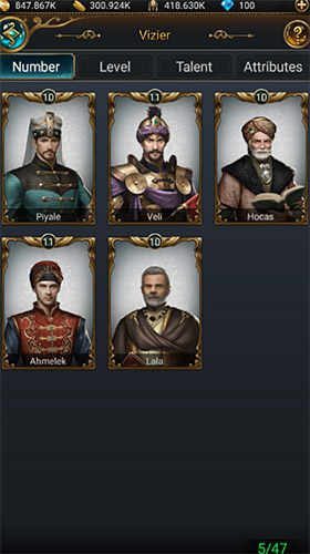 Game of sultans