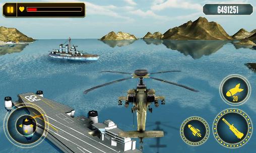 Hélicoptère de combat 3D