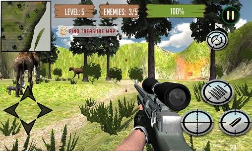 Jungle: Chasse et tir 3D 